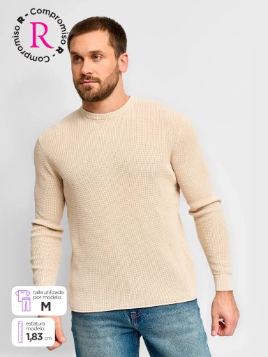 SWEATER HOMBRE PEPE JEANS ALGODÓN CUELLO REDONDO - 1