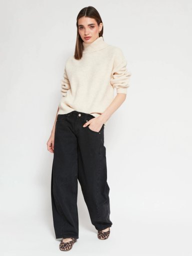 SWEATER MUJER INDEX MANGA LARGA BÁSICO - 4