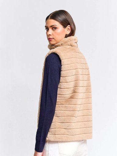 CHAQUETA MUJER CACHAREL CUELLO ALTO PELOS - 2