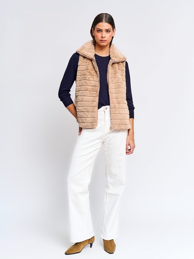 CHAQUETA MUJER CACHAREL CUELLO ALTO PELOS - 4