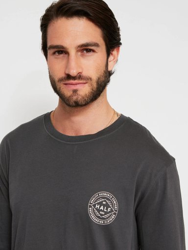POLERA HOMBRE BARBADOS ALGODÓN MANGA LARGA LAVADA - 3
