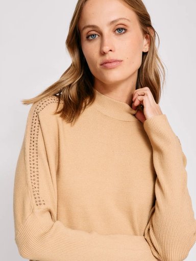 SWEATER MUJER TATIENNE BEATLE TACHAS - 3