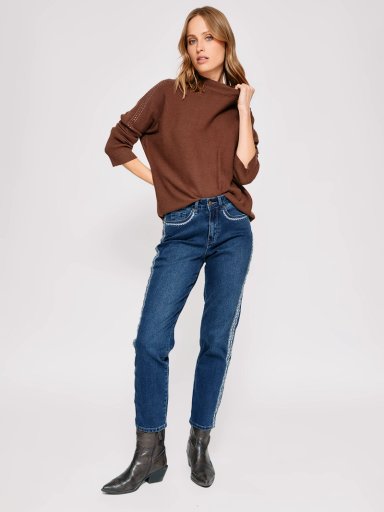 SWEATER MUJER TATIENNE BEATLE TACHAS - 4