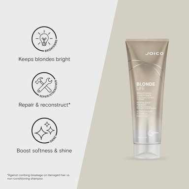 PACK JOICO BLONDE LIFE BRIGHTENING CHAMPÚ 300 ML + ACONDICIONADOR  250 ML  - 5
