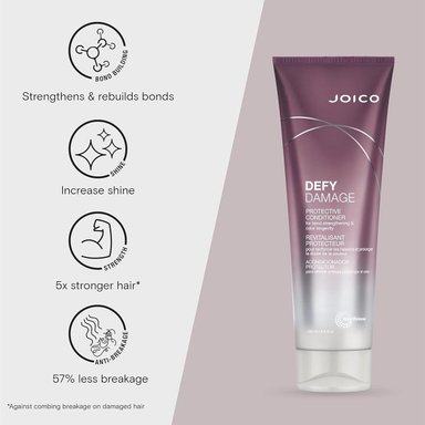 PACK JOICO DEFY DAMAGE PROTECTIVE CHAMPÚ 300 ML + ACONDICIONADOR  250 ML  - 5