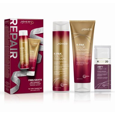 PACK JOICO K-PAK COLOR THERAPY CHAMPÚ 300 ML + ACONDICIONADOR  250 ML  - 1