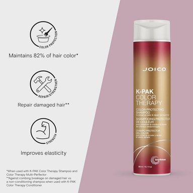 PACK JOICO K-PAK COLOR THERAPY CHAMPÚ 300 ML + ACONDICIONADOR  250 ML  - 4