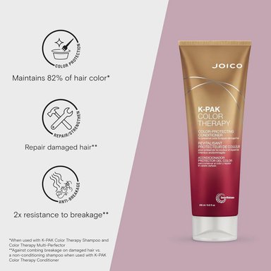 PACK JOICO K-PAK COLOR THERAPY CHAMPÚ 300 ML + ACONDICIONADOR  250 ML  - 5