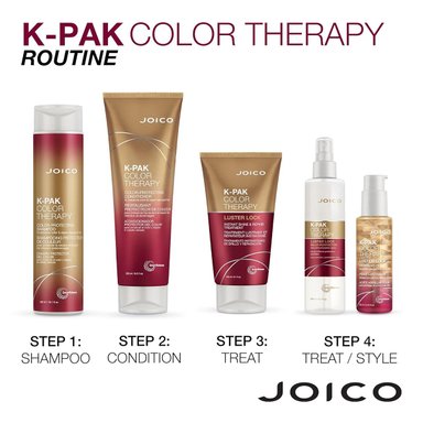 PACK JOICO K-PAK COLOR THERAPY CHAMPÚ 300 ML + ACONDICIONADOR  250 ML  - 6