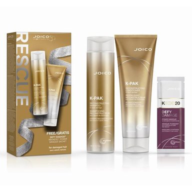 PACK JOICO K-PAK RECONSTRUCTING CHAMPÚ 300 ML + ACONDICIONADOR  250 ML  - 1