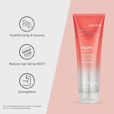PACK JOICO YOUTHLOCK CHAMPÚ 300 ML + ACONDICIONADOR  250 ML  - 5