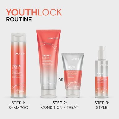 PACK JOICO YOUTHLOCK CHAMPÚ 300 ML + ACONDICIONADOR  250 ML  - 6