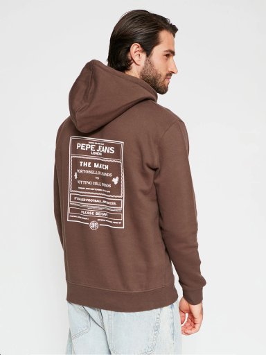 POLERÓN HOMBRE PEPE JEANS ALGODÓN CAPUCHA ESTAMPADO - 2