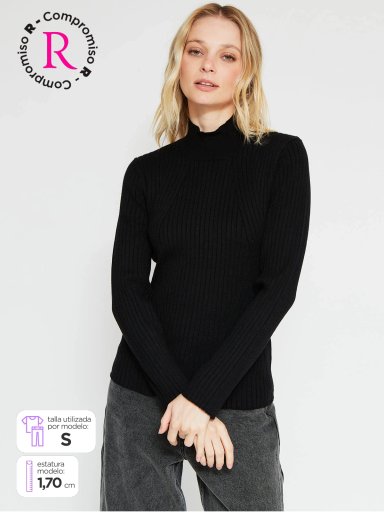 SWEATER MUJER BARBADOS CUELLO ALTO - 1