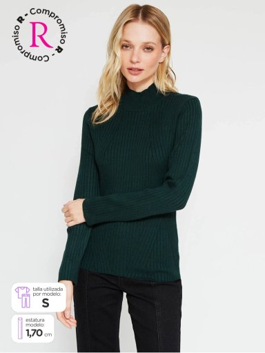 SWEATER MUJER BARBADOS CUELLO ALTO - 1