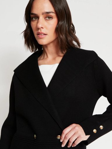 CARDIGAN MUJER CACHAREL LARGO BOTONES - 3