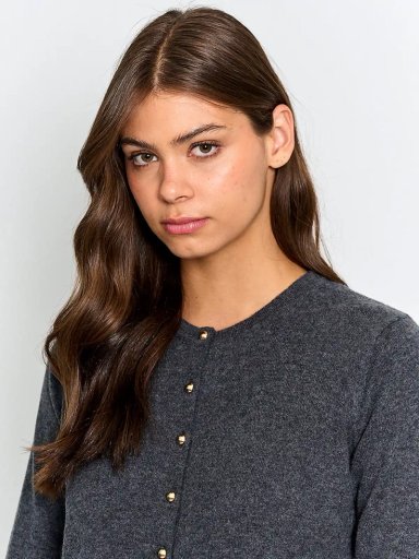 CARDIGAN MUJER CACHAREL LANA BOTONES - 3