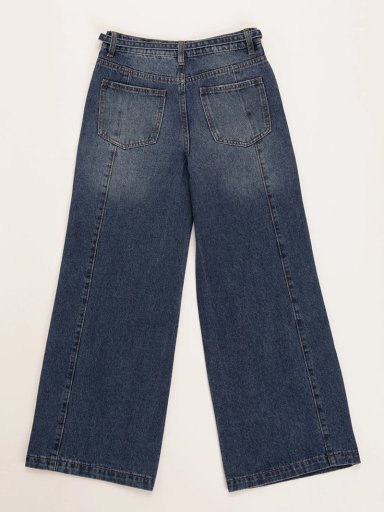 JEANS NIÑA INDEX WIDE CINTURÓN - 2