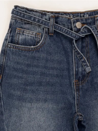JEANS NIÑA INDEX WIDE CINTURÓN - 3