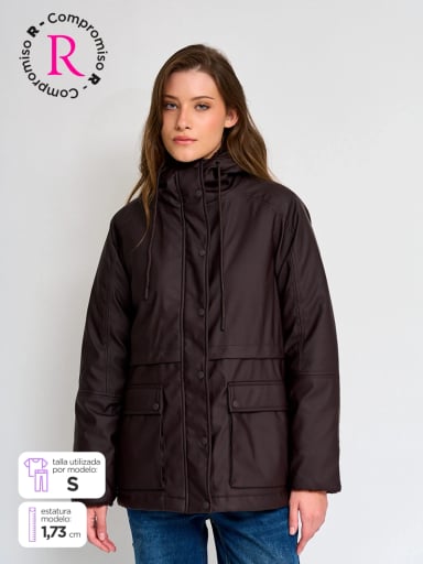 CHAQUETA MUJER INDEX IMPERMEABLE PELUDO - 1