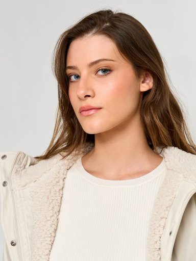 CHAQUETA MUJER INDEX IMPERMEABLE PELUDO - 3