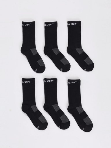 CALCETINES REEBOK MID CREW NEGRO - 1