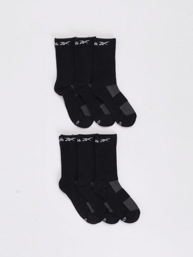 CALCETINES REEBOK MID CREW NEGRO - 2