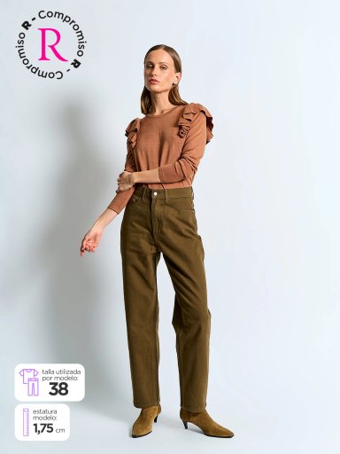 JEANS MUJER MARQUIS ALGODÓN BARREL - 1