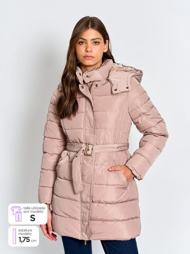 PARKA MUJER REGATTA LARGA CINTURÓN - 1