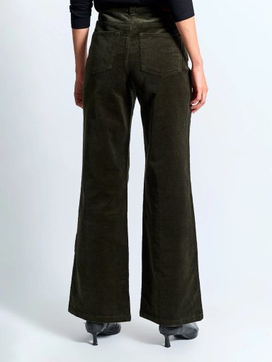 PANTALÓN MUJER MARQUIS ALGODÓN COTELÉ WIDE LEG - 3