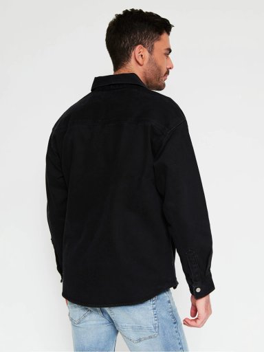 SOBRECAMISA HOMBRE BARBADOS ALGODÓN MANGA LARGA DENIM - 2
