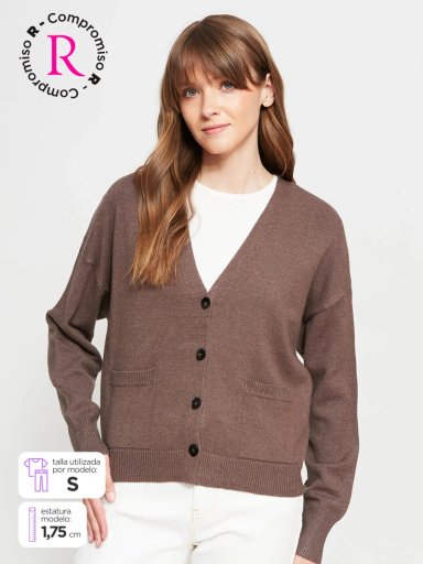 CARDIGAN MUJER REGATTA ESPALDA EN V - 1