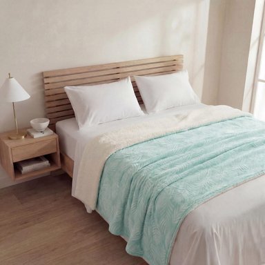 MANTA RIPLEY HOME CORAL EMBOSSED AQUA - 1