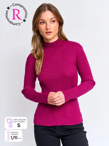 SWEATER MUJER BARBADOS RIB - 1
