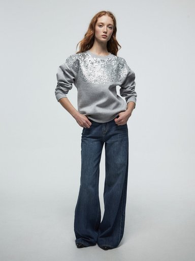 POLERÓN MUJER SFERA ALGODÓN  - 1