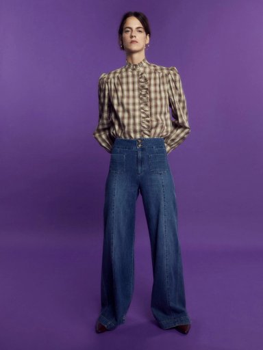 JEANS MUJER SFERA ALGODÓN WIDE - 1