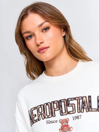 POLERÓN MUJER AEROPOSTALE ALGODÓN  - 3