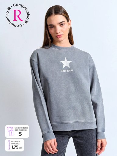 POLERÓN  MUJER AEROPOSTALE ALGODÓN  - 1