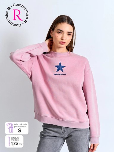 POLERÓN  MUJER AEROPOSTALE ALGODÓN  - 1