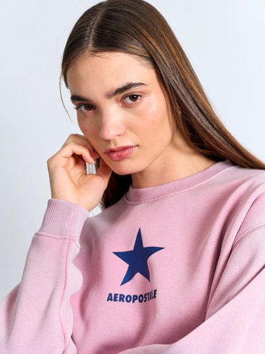 POLERÓN  MUJER AEROPOSTALE ALGODÓN  - 3