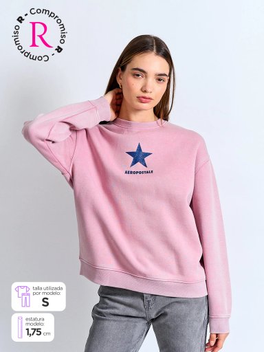POLERÓN  MUJER AEROPOSTALE ALGODÓN  - 1
