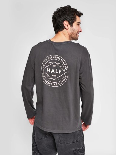 POLERA HOMBRE HALF ALGODÓN MANGA LARGA PRINT - 2