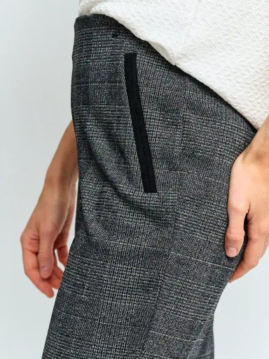 PANTALÓN MUJER CACHAREL TIPO CALZA RECTO - 4