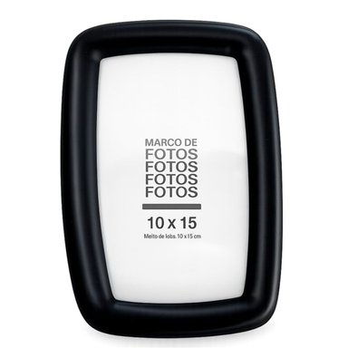 MARCO DE FOTO RIPLEY HOME REDONDEADO 10X15 CM NEGRO - 1