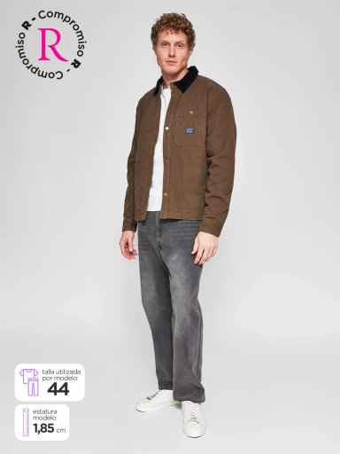 JEANS HOMBRE BARBADOS ALGODÓN BÁSICO LOOSE - 1