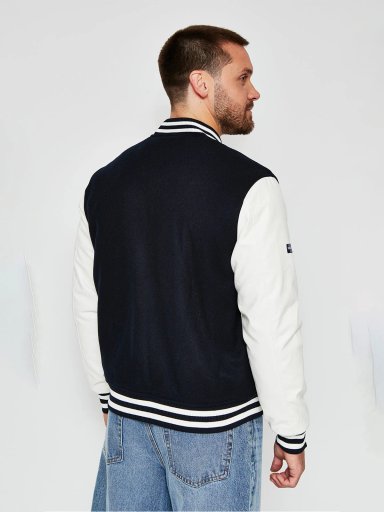 CHAQUETA HOMBRE ROBERT LEWIS MANGAS ECOCUERO - 2