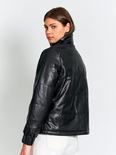 CHAQUETA MUJER AZIZ MANGA LARGA EFECTO PIEL - 2