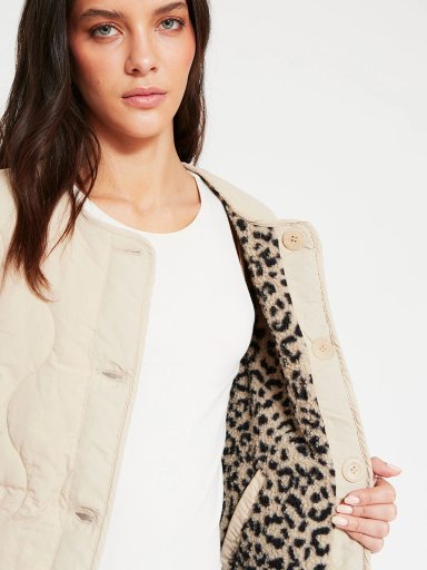 CHAQUETA MUJER AZIZ MANGA LARGA REVERSIBLE - 4