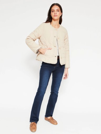 CHAQUETA MUJER AZIZ MANGA LARGA REVERSIBLE - 5