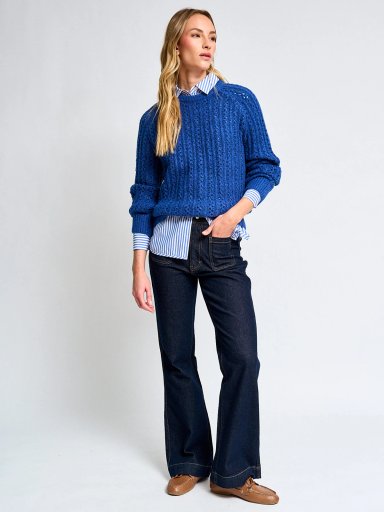 SWEATER MUJER REGATTA MANGA LARGA TRENZADO - 4